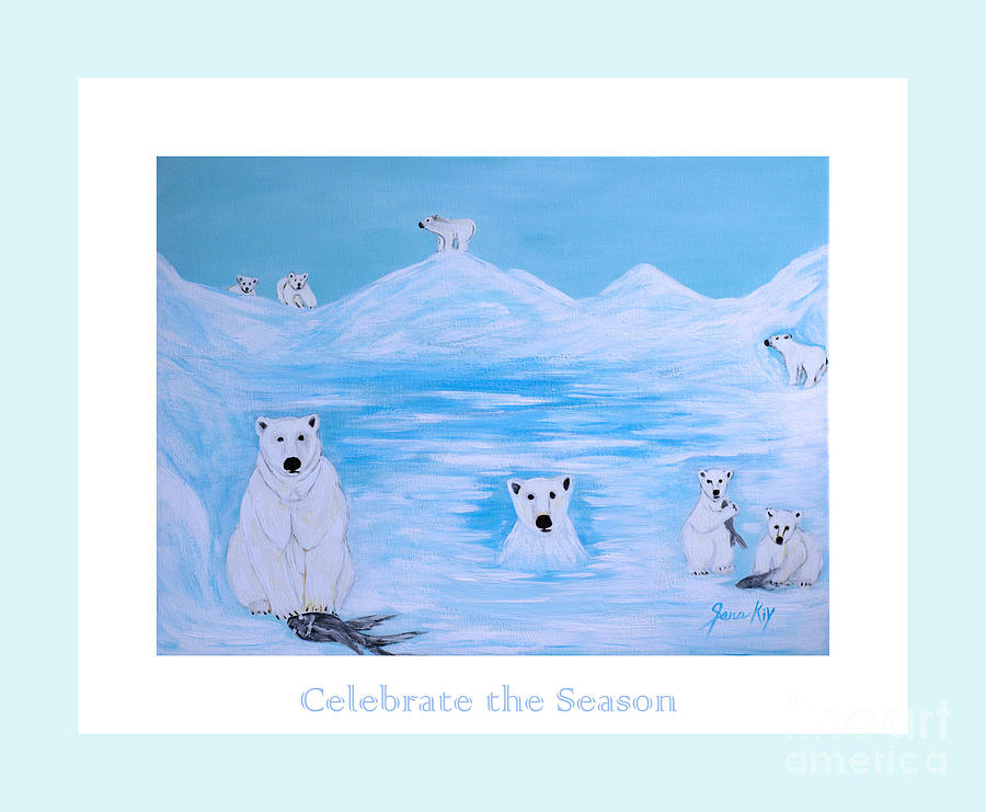 Celebrate The Season Painting by Oksana Semenchenko