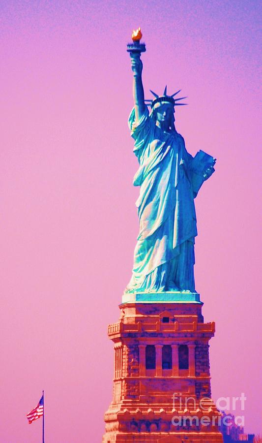 Celebrating Lady Liberty Vision # 3 Photograph by Marcus Dagan