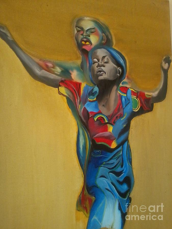 Celebrating the African woman Painting by David Owino - Fine Art America