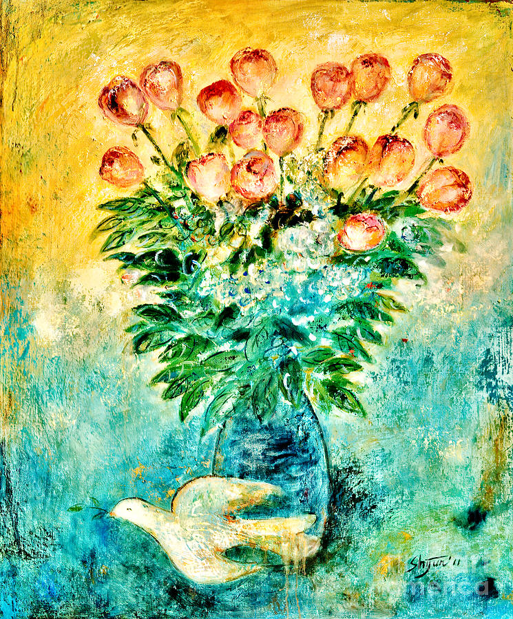Celebration 4 Painting by Shijun Munns Celebration 4 Painting by Shijun Munns