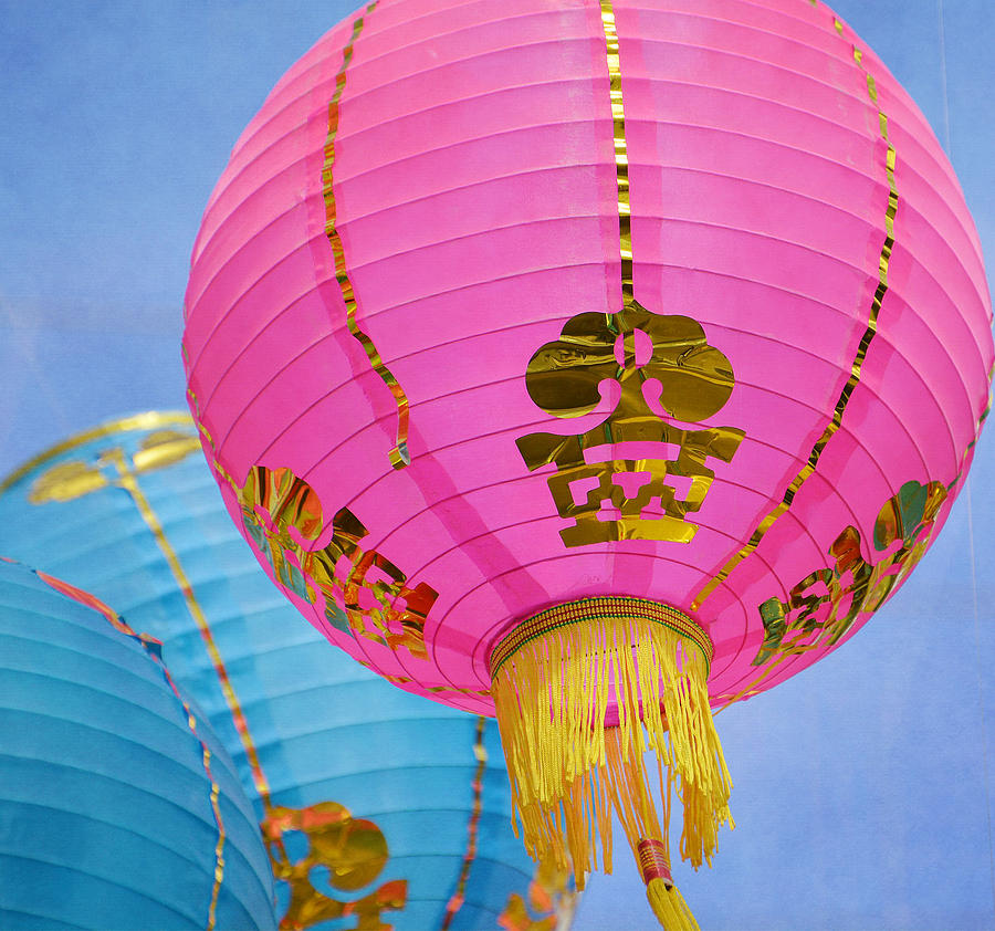 Chinese Lanterns Photograph - Celebration In The Sky 11 by Fraida Gutovich