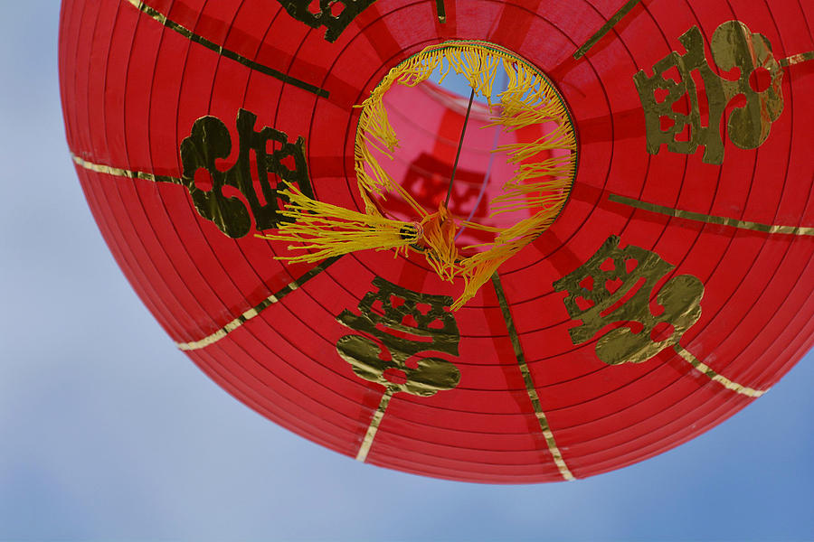 Chinese Lanterns Photograph - Celebration In The Sky 3 by Fraida Gutovich