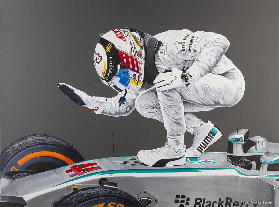 F1 Painting - Celebration by John Savage