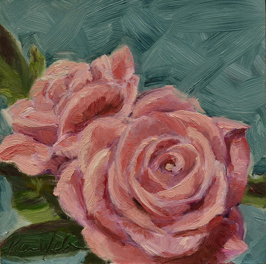 Rose Painting - Celebration Roses by Karen Weber