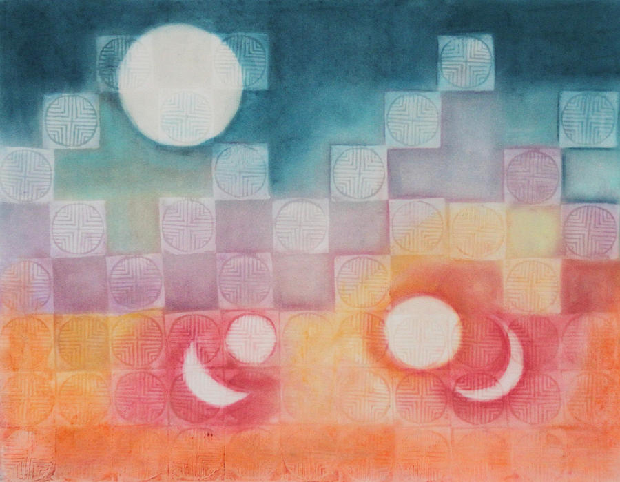 Abstract Painting - Celestial Matrix by Diana Perfect