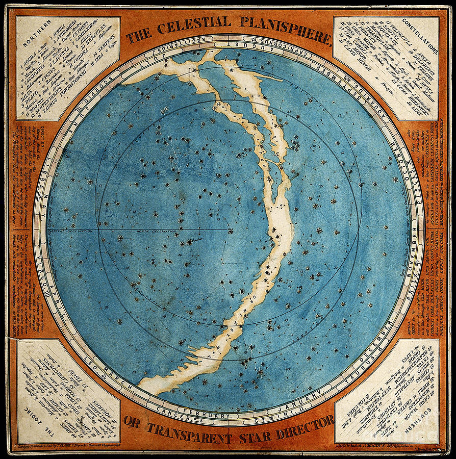 Celestial Planisphere 1777 Photograph by Wellcome Images