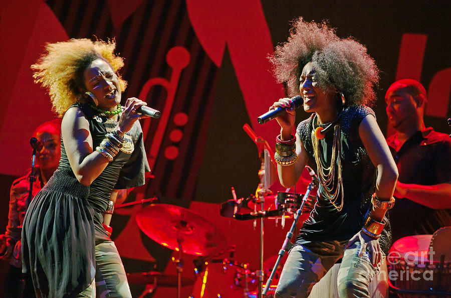 Celia and helene Faussart are les Nubians Photograph by Craig Lovell