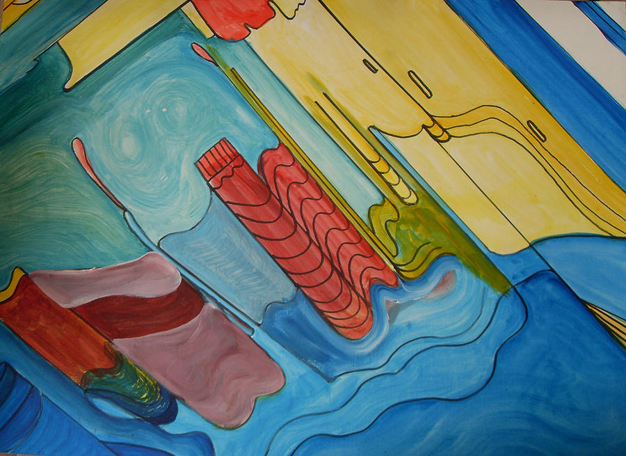 Cell on Coke Painting by Carol P Kingsley Cell on Coke Painting by Carol P Kingsley