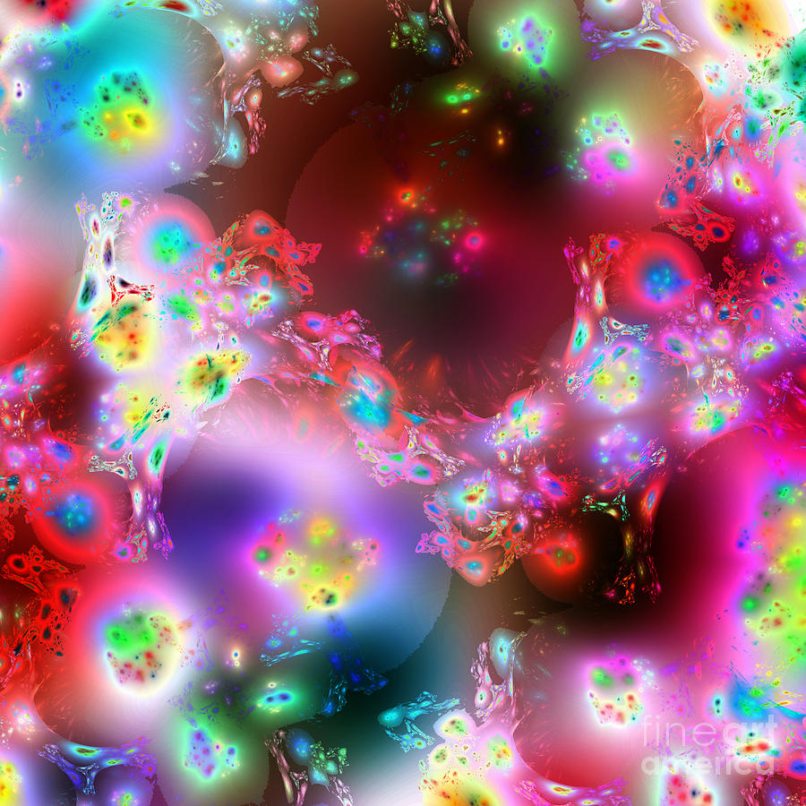 Cells Under Microscope Digital Art by Klara Acel