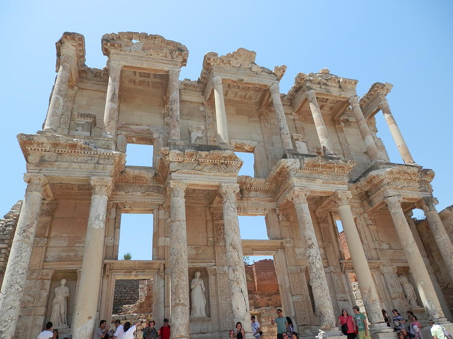 Celsus Library in Ephesus Photograph by Pema Hou