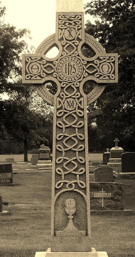 Celtic Cross 101 Photograph by Cindy Fleener