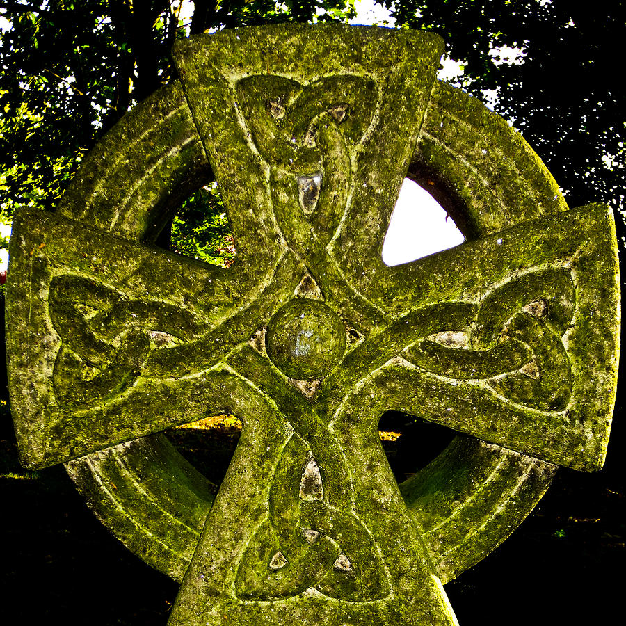 Celtic Photograph - Celtic Cross by David Pyatt