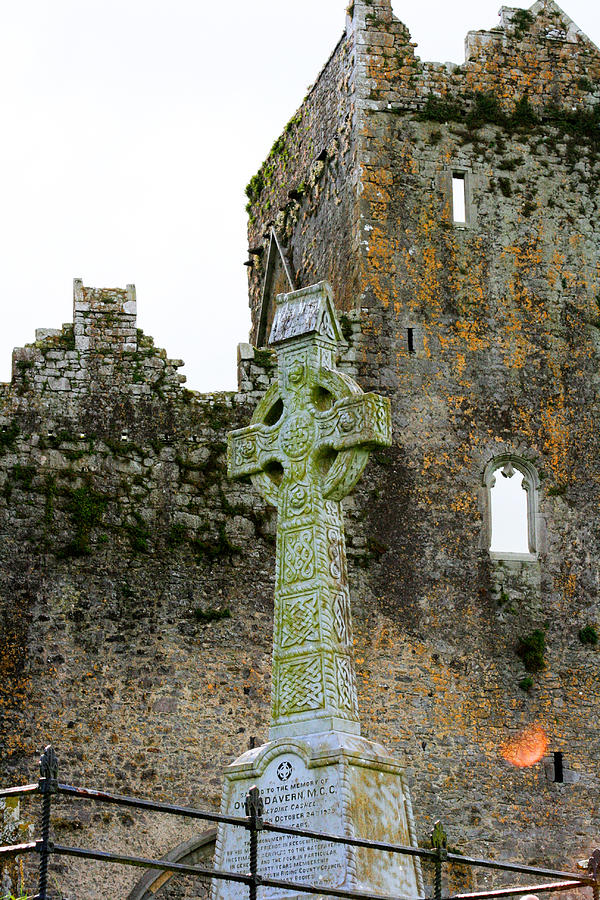 Celtic Cross  Photograph by John A Megaw