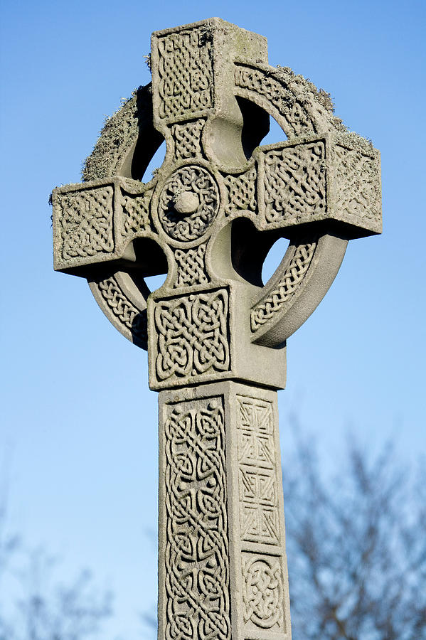 ancient stone celtic cross