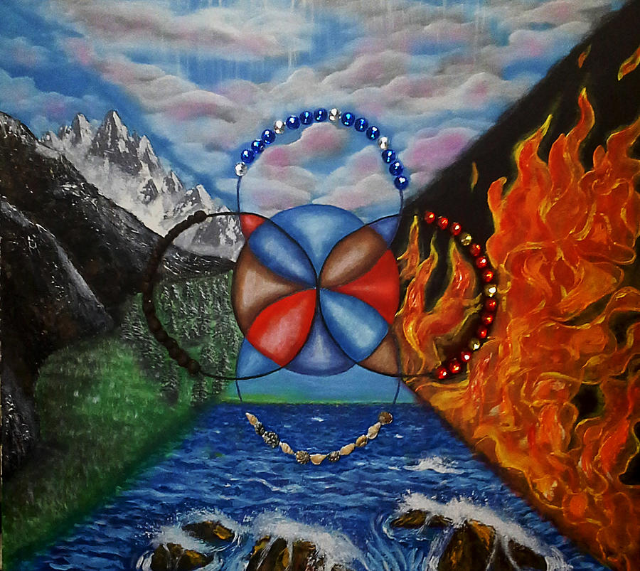 Celtic Five Fold Painting