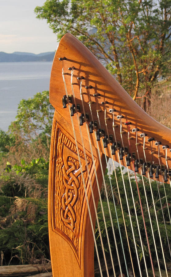 Celtic Harp Photograph by Kate Gibson Oswald Pixels