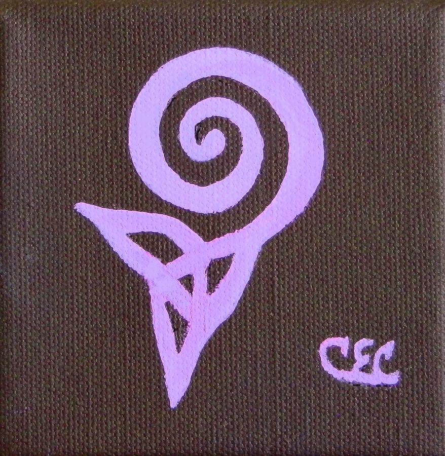 Celtic Spirit Painting by Carolyn Cable