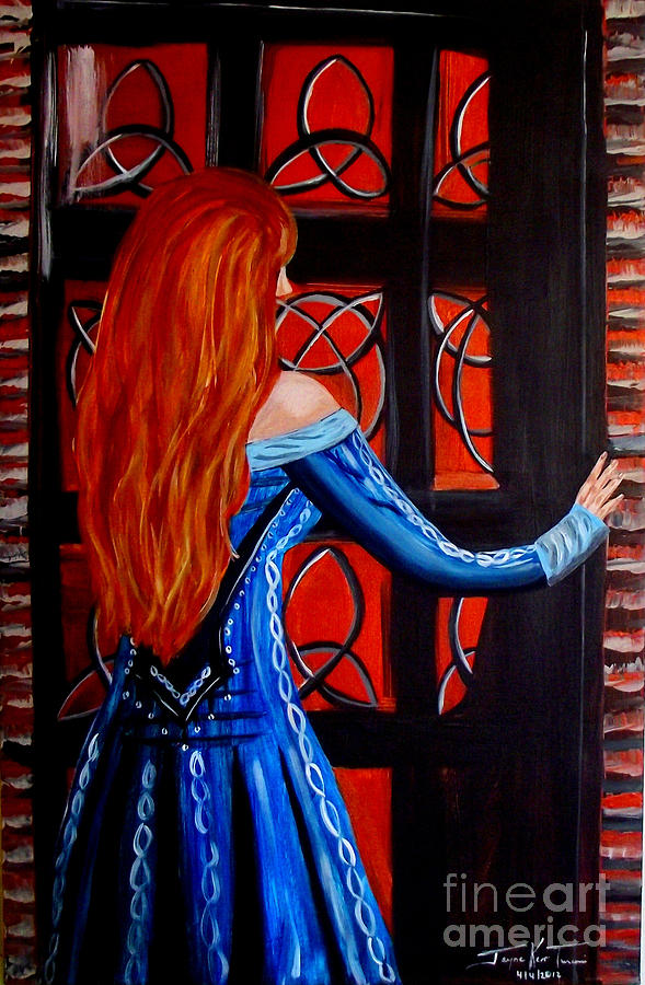 Celtic Woman Painting by Jayne Kerr 
