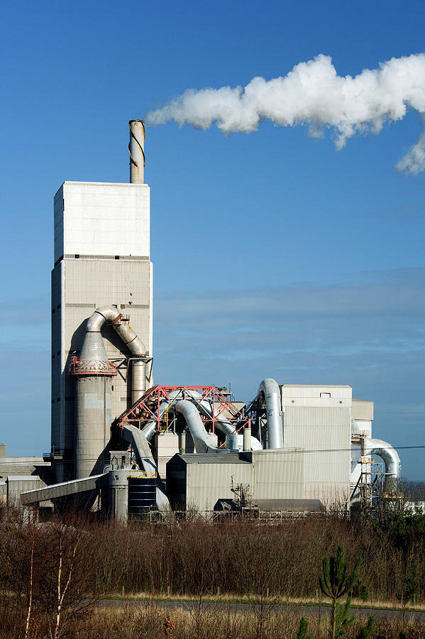 Cement Factory by Steve Allen/science Photo Library