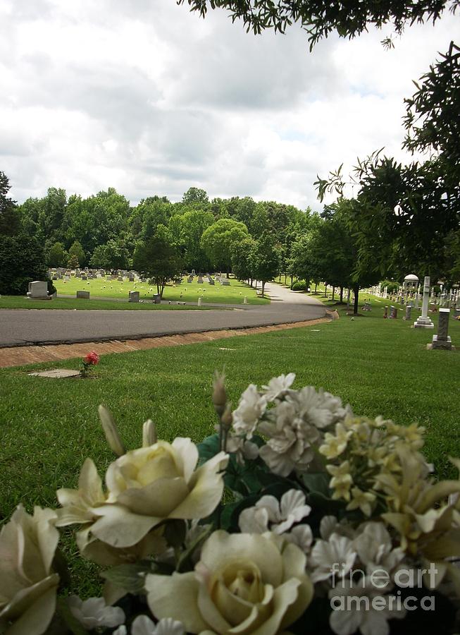 Cemetary Flowers Photograph by Beebe Barksdale-Bruner - Fine Art America