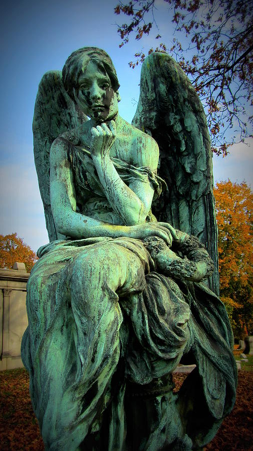Cemetery Angel 1 Photograph by Anita Burgermeister