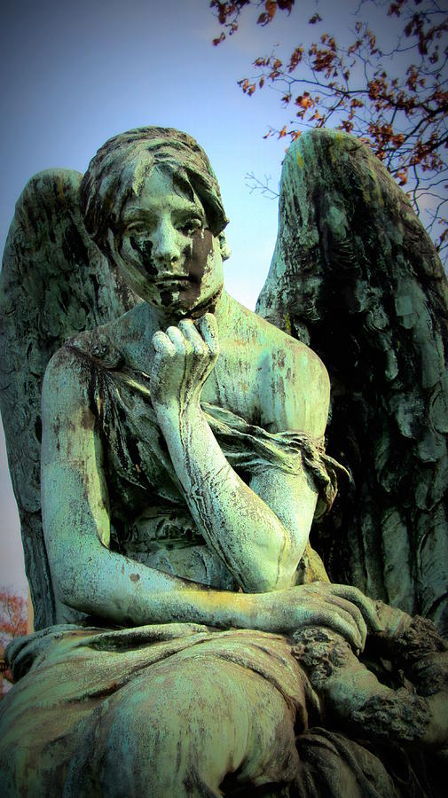Cemetery Angel 2 Photograph by Anita Burgermeister