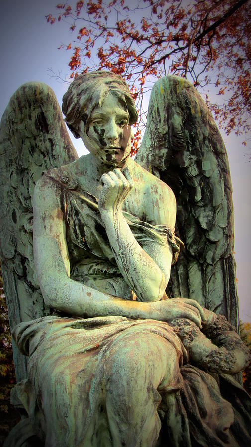 Cemetery Angel 3 Photograph by Anita Burgermeister