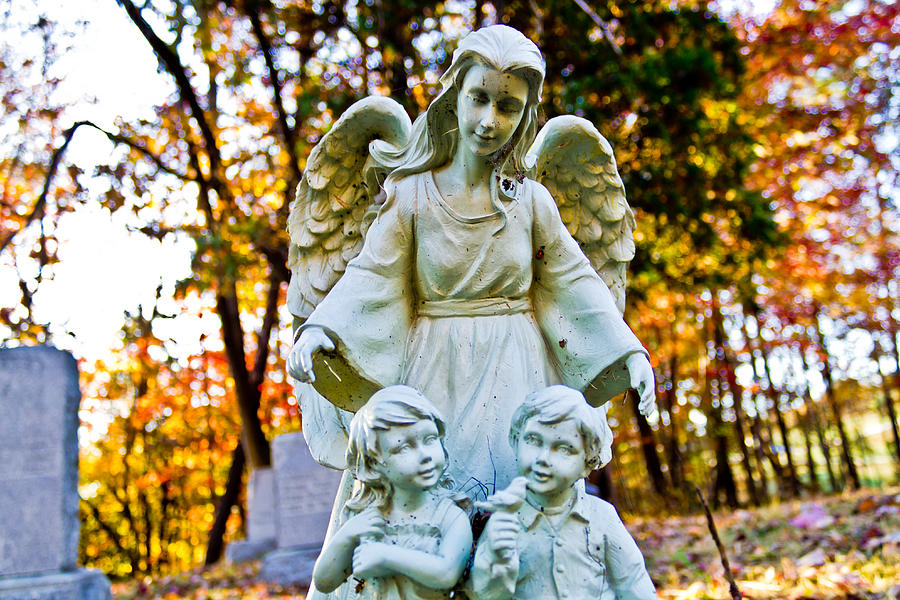 Cemetery Angel Photograph by Jonny D