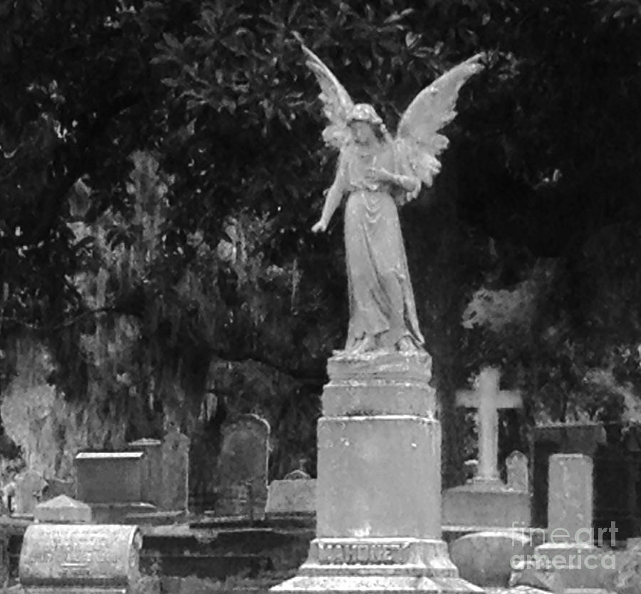 Cemetery Angel Photograph by WaLdEmAr BoRrErO