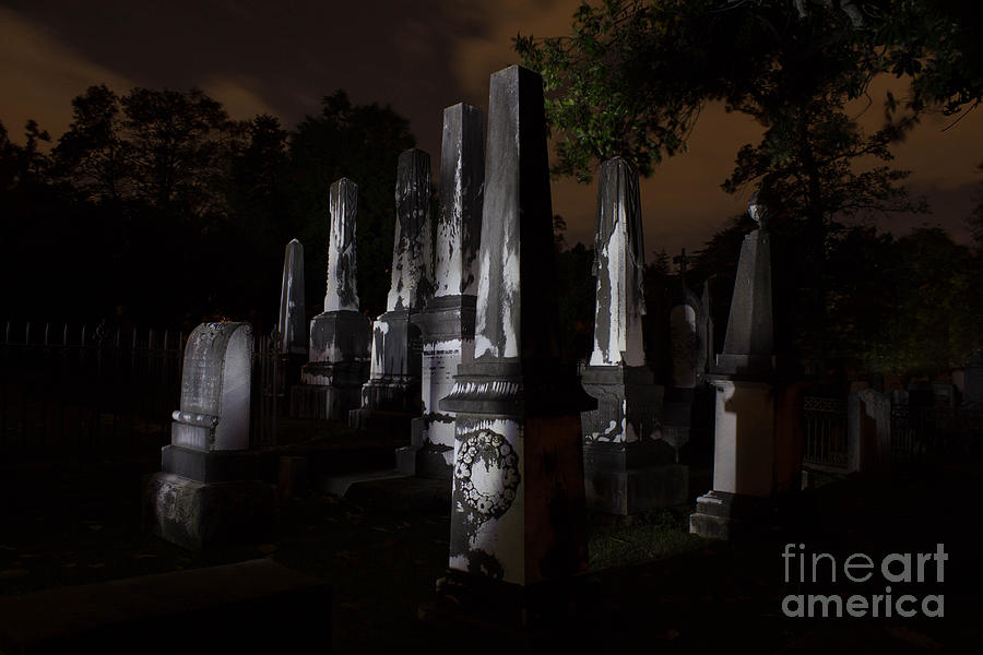 Cemetery Light Photograph by Tammy Chesney