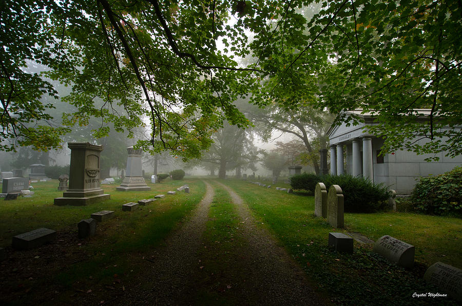 Cemetery Path Photograph by Crystal Wightman