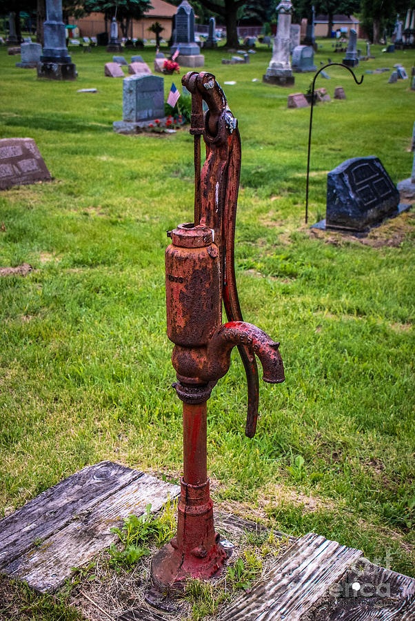 Cemetery Pump Photograph by Grace Grogan