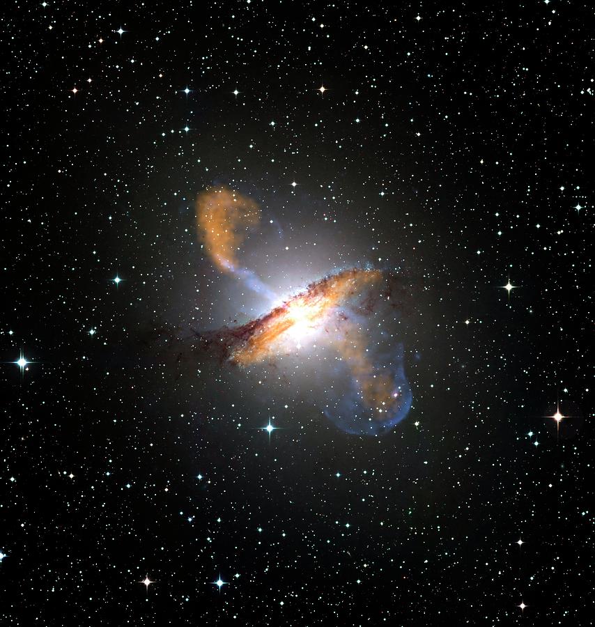 Centaurus A Galaxy Photograph by European Southern Observatory/science Photo Library