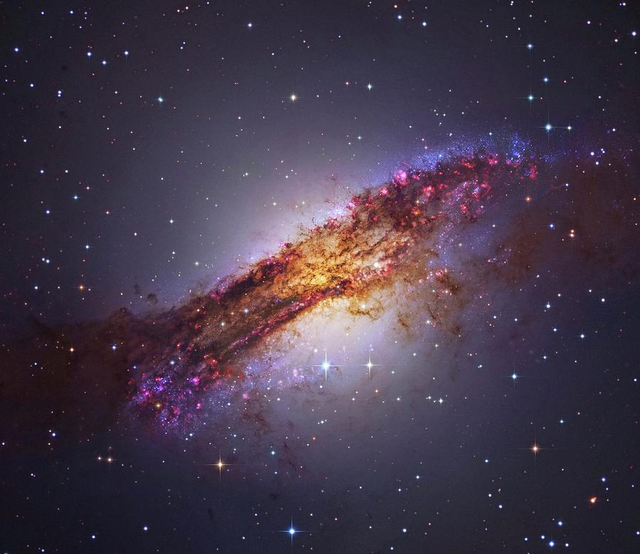 Centaurus A Radio Galaxy Photograph by Nasa/esa/stsci/eso/robert Gendler/roberto Colombari/science Photo Library