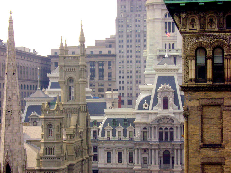 Center City Photograph - Center City Philadelphia by Cynthia Harvey Center City Photograph - Center City Philadelphia by Cynthia Harvey
