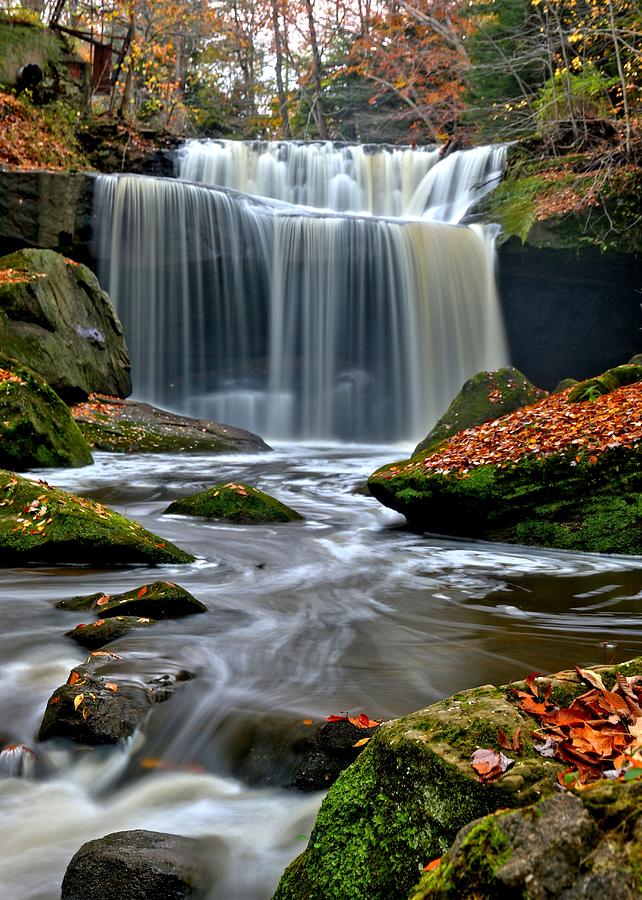 Fall Photograph - Centerville Mills Falls by Brian Wilson