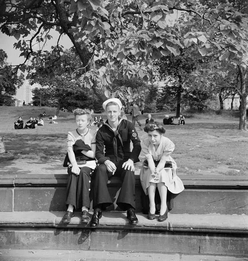 Central Park, 1942 Photograph by Granger