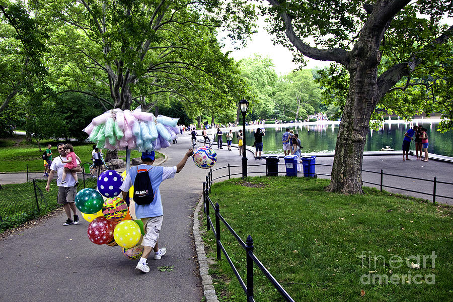 Central Park Balloon Man Photograph by Madeline Ellis