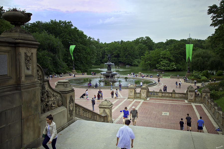 Central Park Photograph - Central Park - Bethesda Fountain by Madeline Ellis