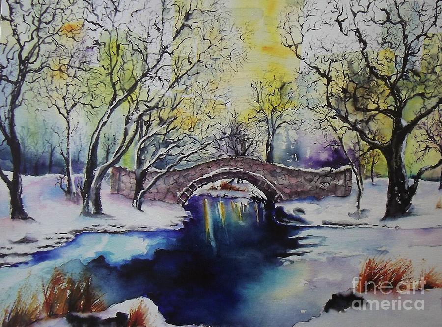 Central Park Painting by Carol Losinski Naylor