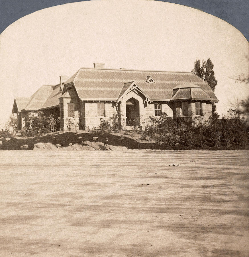 Central Park Casino, C1865 Photograph by Granger