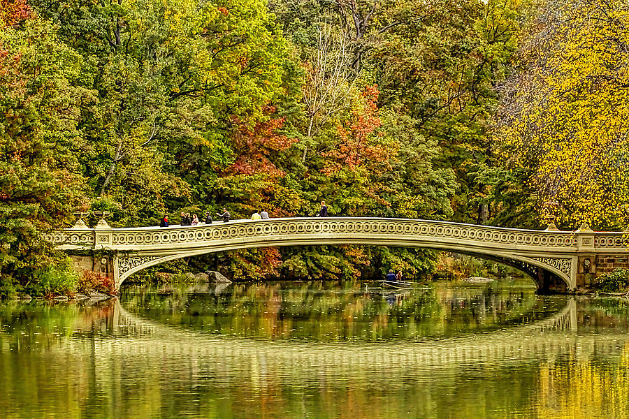 Central Park Fall Scenic Photograph