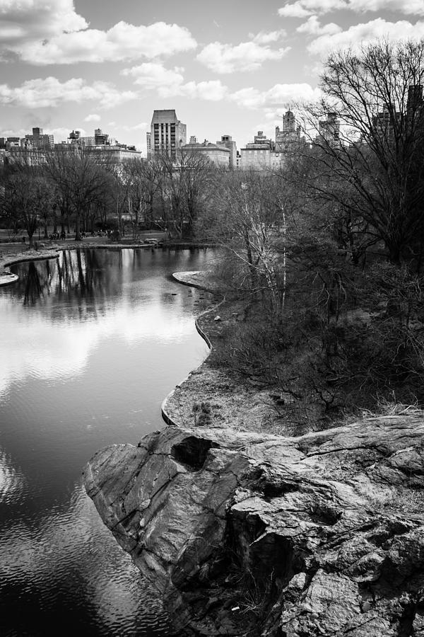 Central Park in Black and White Photograph by Alexander Mendoza