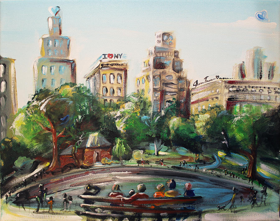 Central Park Painting - Central Park by Jennifer Treece