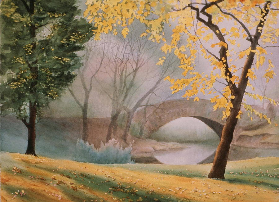 Central Park Mood Painting by Daniel Dayley