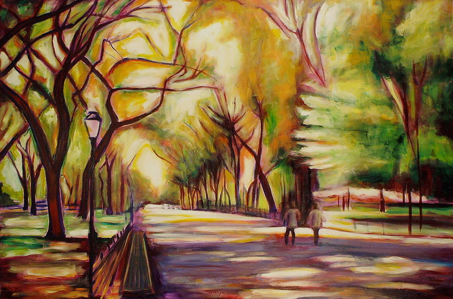 Central Park Painting By Sheila Diemert