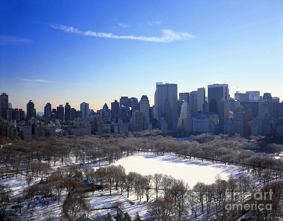 Central Park, Winter Photograph by Rafael Macia