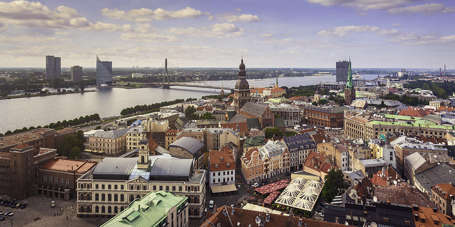 Central Riga, Latvia Photograph by Marcus Lindstrom