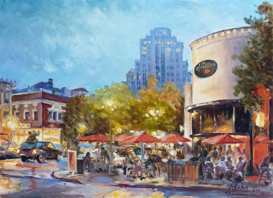 Central West End - St.Louis Painting by Irek Szelag
