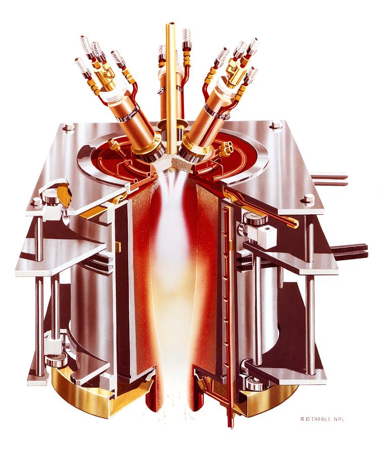 Centrifugal plasma furnace Photograph by Science Photo Library
